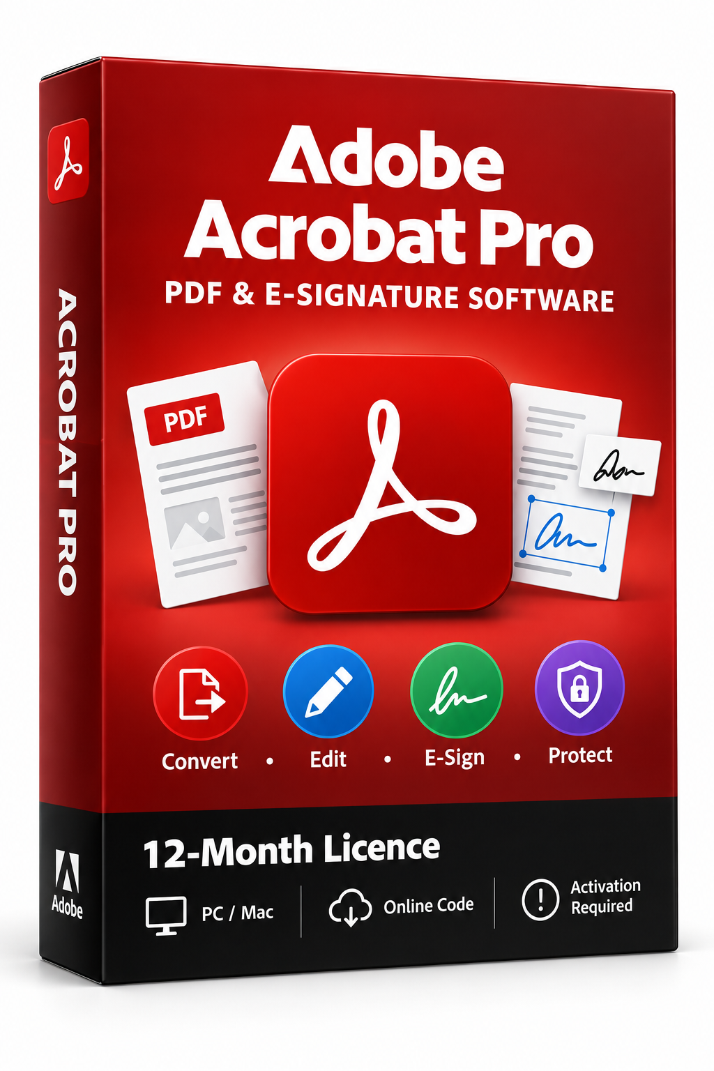 Adobe Acrobat Pro, 1 User, 1 Year